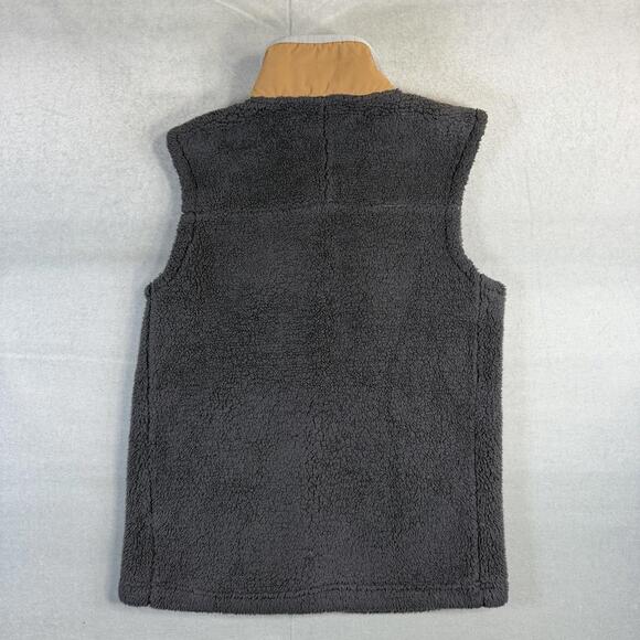 The North Face Campshire Vest Mens Small Gray Full Zip Deep Pile Outdoors Sherpa - Picture 3 of 7